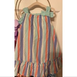 STARTING OUT STRIPED DRESS W/ BLOOMER